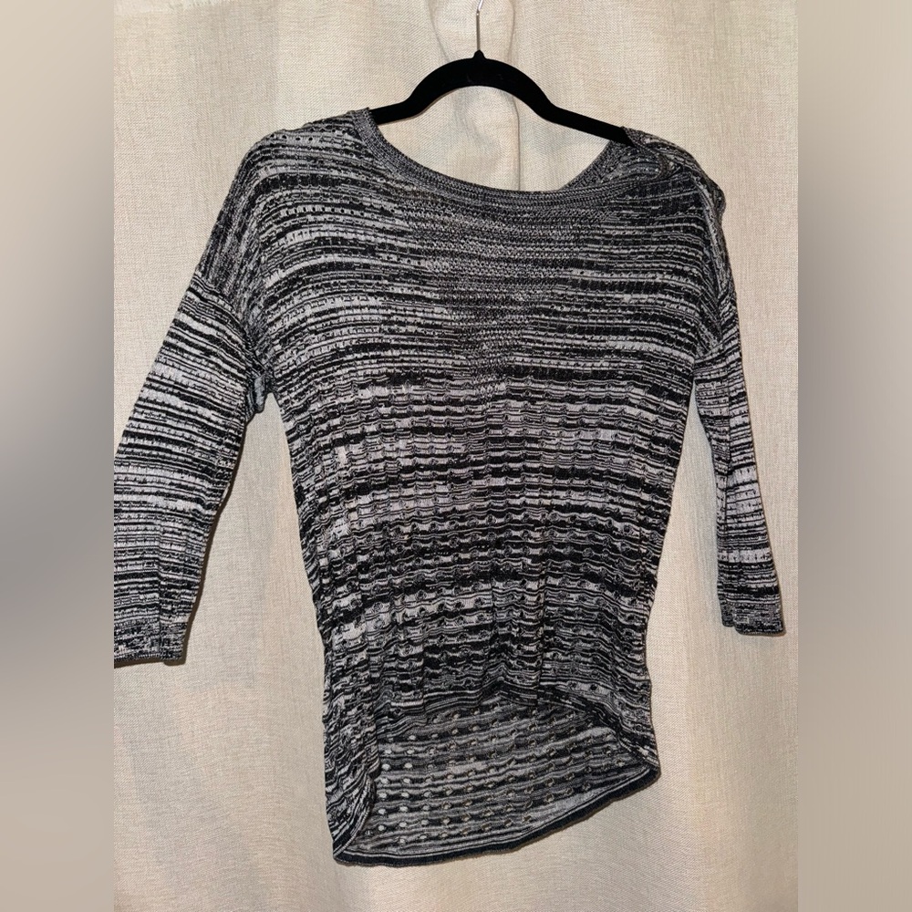 Express Black & Grey Sweater